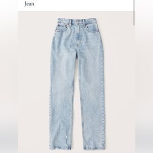 Abercrombie Curve Love Ultra High Rise 90’s Straight
